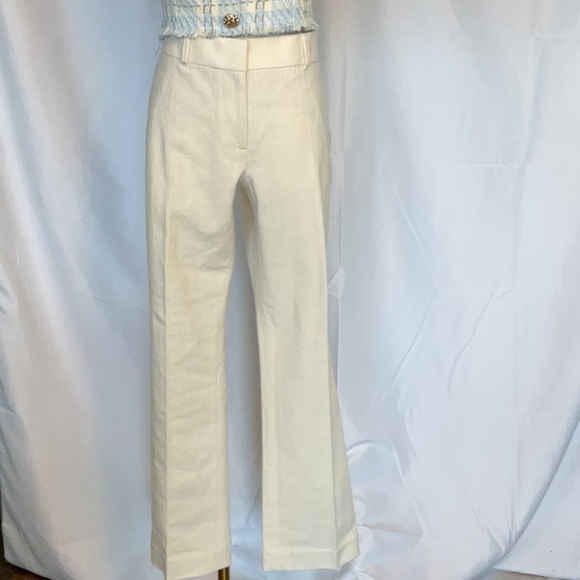 Tory Burch Pants - Tory Burch textured cotton pant size 8